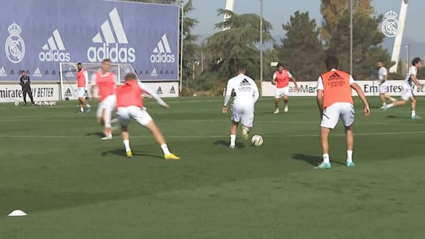 Vini's goal in today's training session before El Clásico
